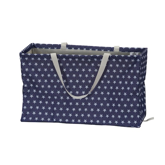 Household Essentials Krush® Blue Stars Canvas Tote